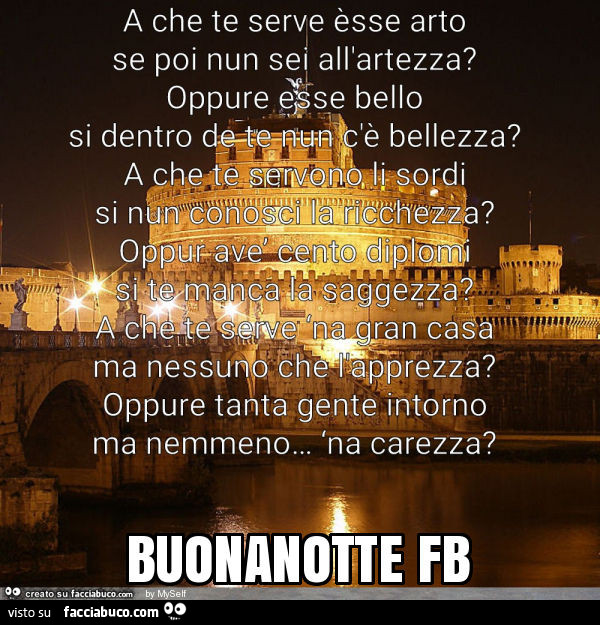 Buonanotte fb