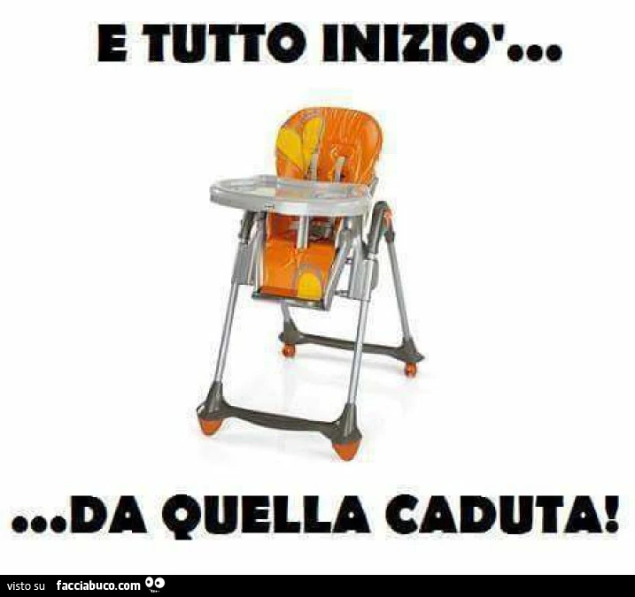 E tutto iniziò&hellip; da quella caduta