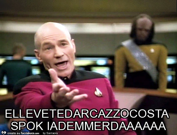 Ellevetedarcazzocosta spok iademmerdaaaaaa