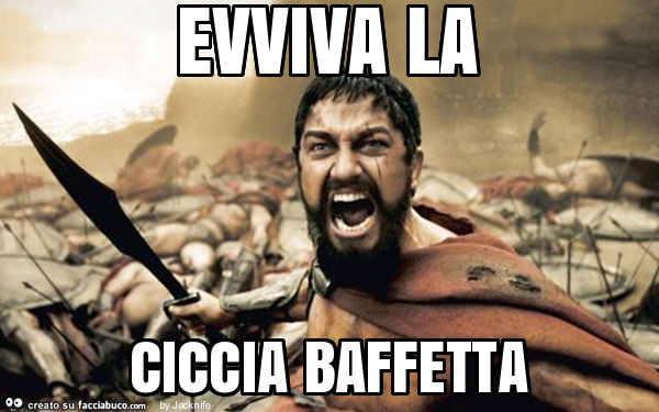 Evviva la ciccia baffetta