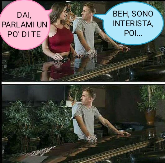 Dai parlami un po' di te beh sono interista poi