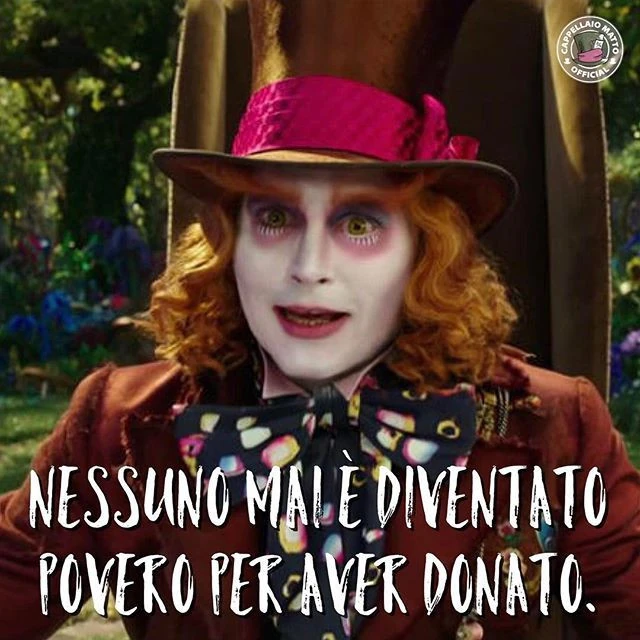 Nessuno mai è diventato povero per aver donato