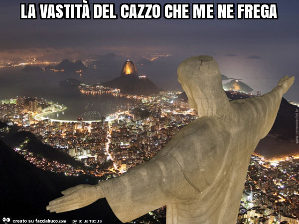 La vastità del cazzo che me ne frega