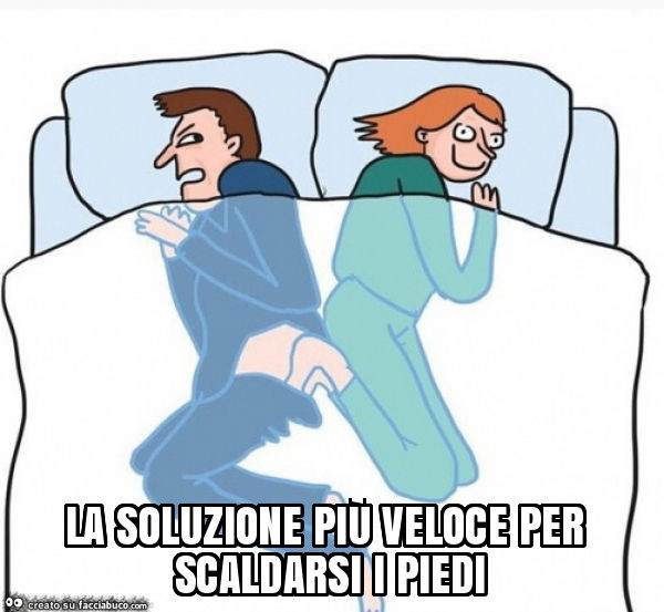 La soluzione più veloce per scaldarsi i piedi