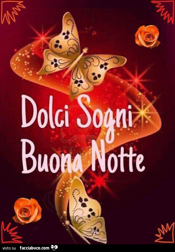 Dolci sogni. Buona notte