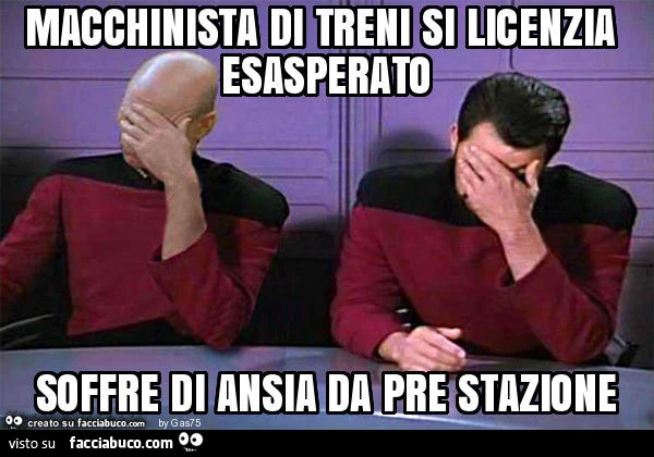 Macchinista di treni si licenzia esasperato soffre di ansia da pre stazione
