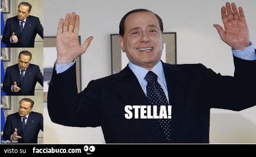 Berlusconi: 1, 2, 3 stella