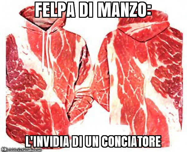 Felpa di manzo: l'invidia di un conciatore
