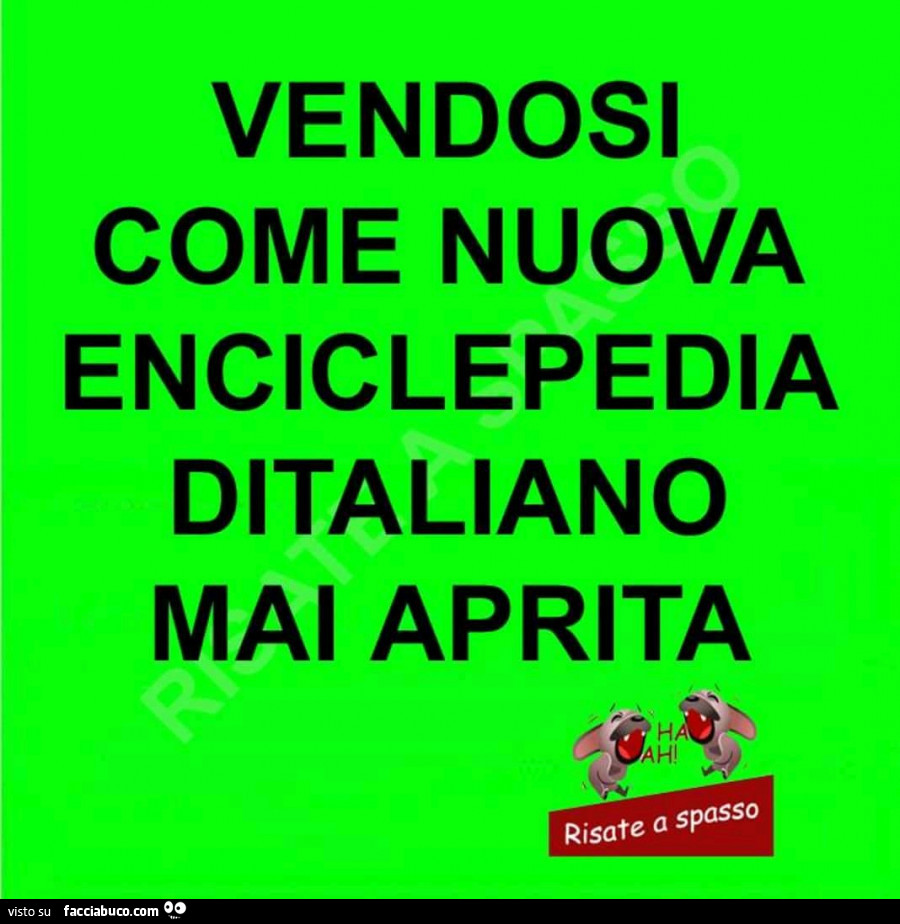Vendosi come nuova enciclepedia ditaliano mai aprita