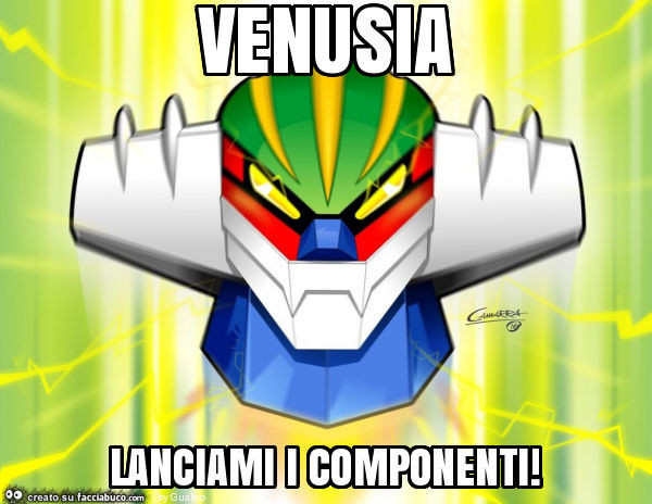 Venusia lanciami i componenti