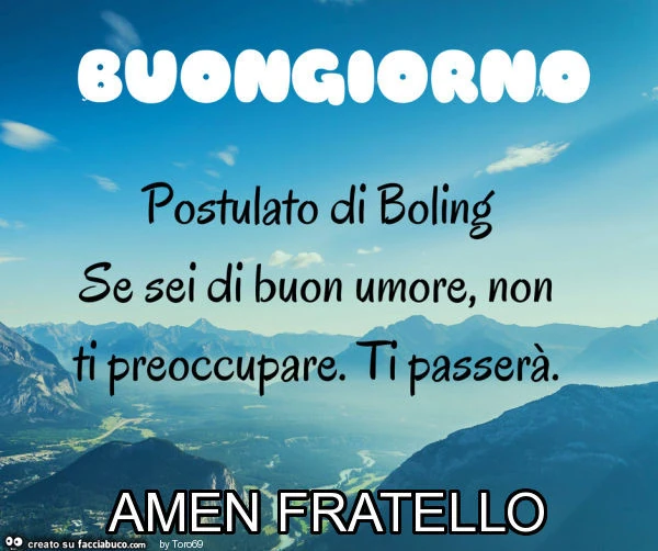 Amen fratello