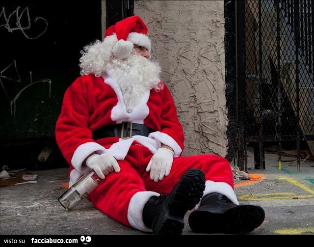 Babbo Natale ubriaco