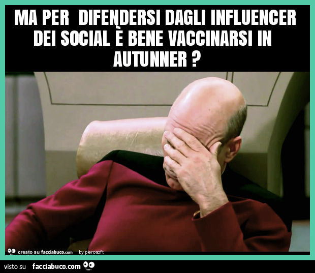 Ma per difendersi dagli influencer dei social è bene vaccinarsi in autunner?