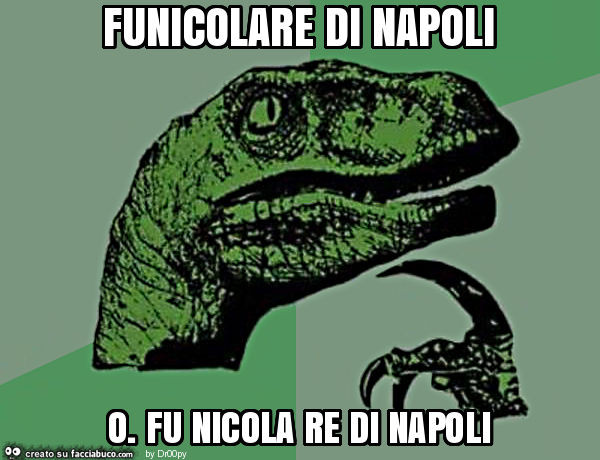 Funicolare di napoli o. Fu nicola re di napoli
