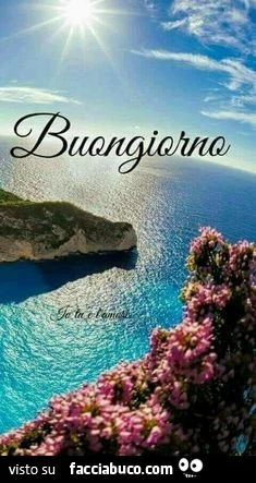 Paesaggio marino buongiorno