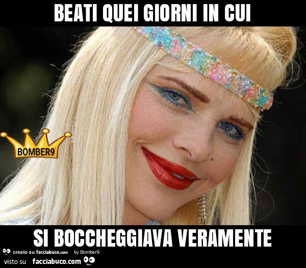 Beati quei giorni in cui si boccheggiava veramente