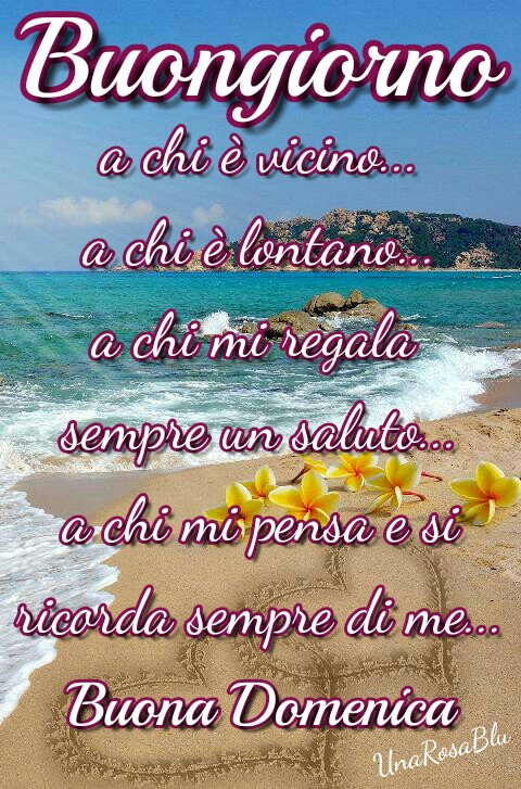 Buongiorno, Buona Domenica