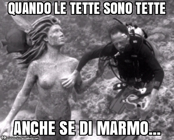 Quando le tette sono tette anche se di marmo