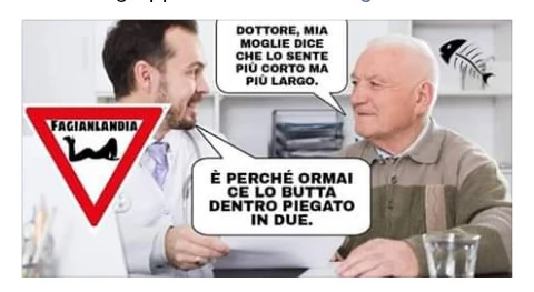 Dottore mia moglie dice che lo sente più corto e più largo