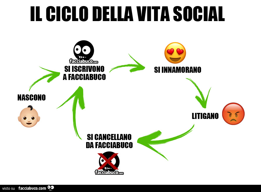 Il ciclo della vita social
