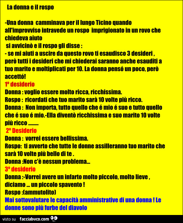 La donna e il rospo