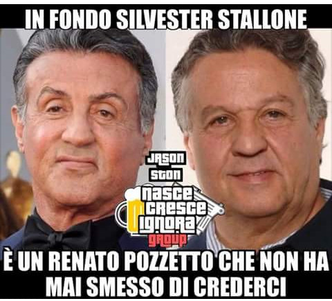 In fondo silvestre stallone è un Renato pozzetto