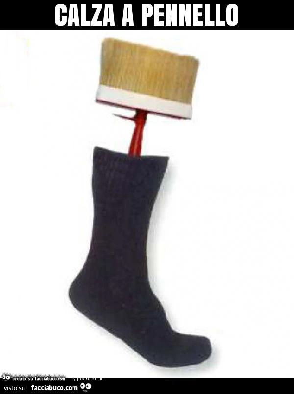 Calza a pennello
