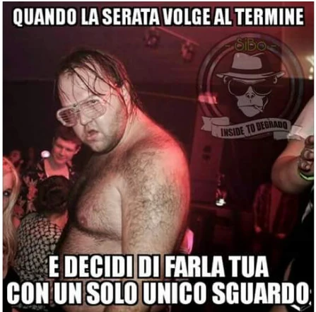 Quando la serata volge al termine e decidi di farla tua con un solo unico sguardo