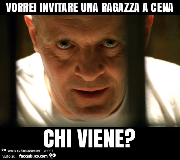 Vorrei invitare una ragazza a cena chi viene?