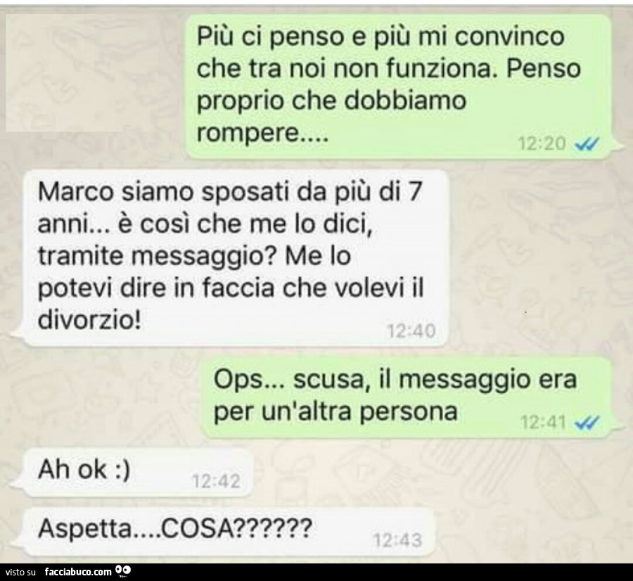 Piu Ci Penso E Piu Mi Convinco Che Tra Noi Non Funziona Penso Proprio Che Dobbiamo Facciabuco Com