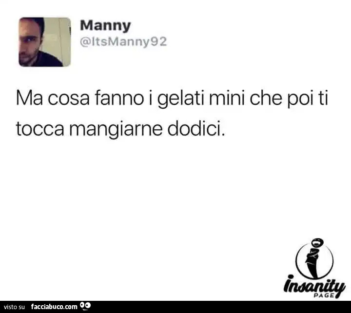 Ma cosa fanno i gelati mini che poi ti tocca mangiarne dodici