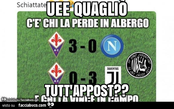 Uee quagliò tutt'appost?