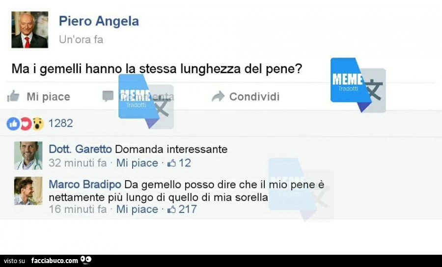 Ma i gemelli hanno la stessa lunghezza del pene?