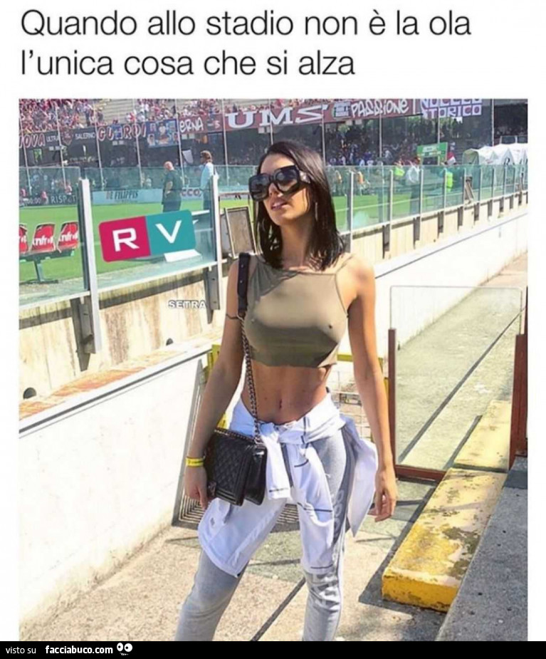 Quando allo stadio non è la ola l'unica cosa che si alza