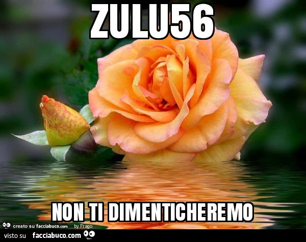 Zulu56 non ti dimenticheremo