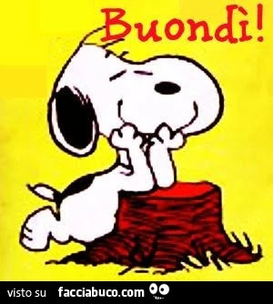 Snoopy: buondì