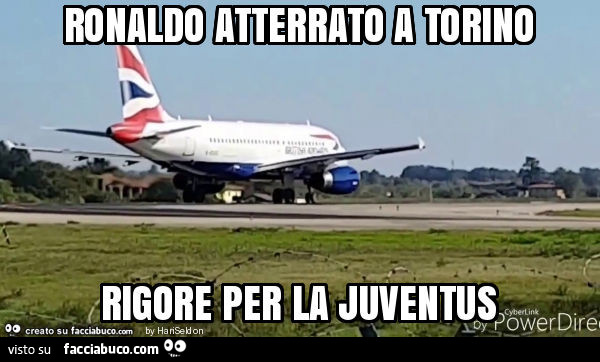 Ronaldo atterrato a torino rigore per la juventus