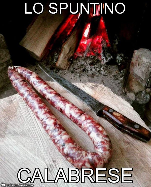 Lo spuntino calabrese