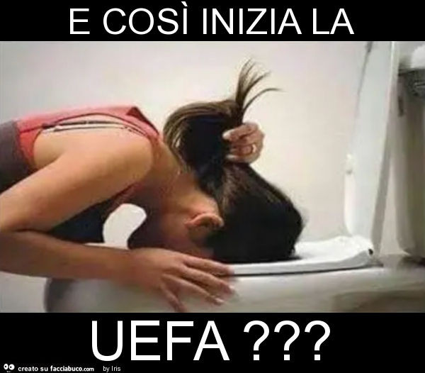 E così inizia la uefa?