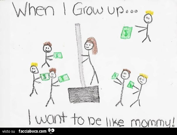 When I grow up… I want to be like mommy