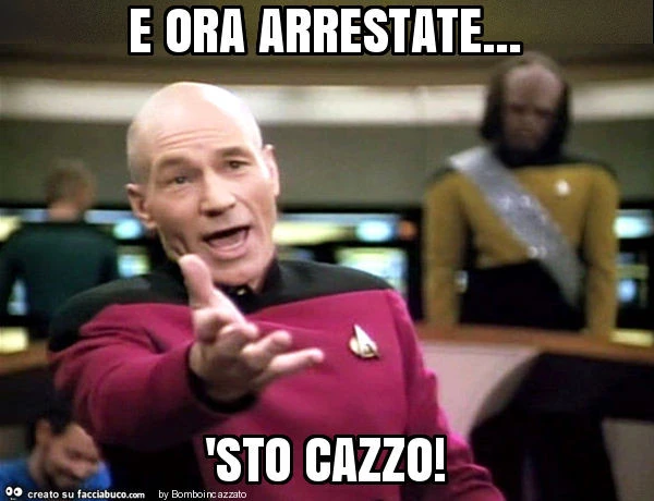 E ora arrestate&hellip; 'sto cazzo