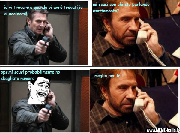 Tutti i meme su Chuck Norris - Facciabuco.com