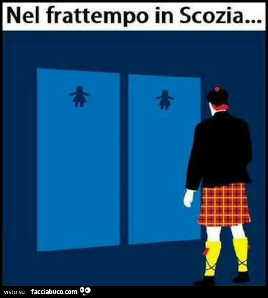 Nel frattempo in scozia…