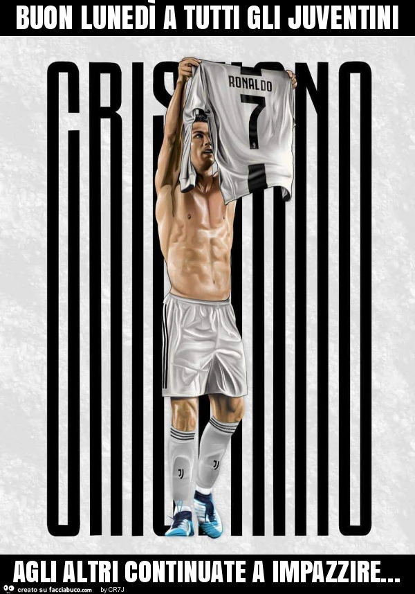 Buon lunedì a tutti gli juventini agli altri continuate a impazzire