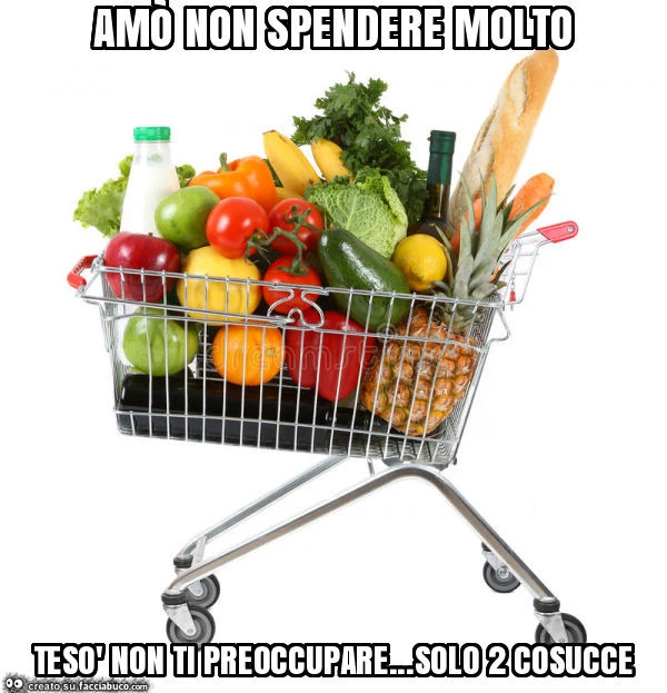 Amò non spendere molto tesò non ti preoccupare&hellip; solo 2 cosucce