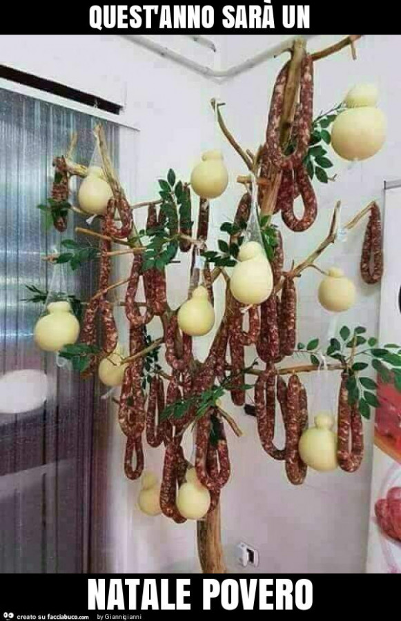 Quest'anno sarà un natale povero