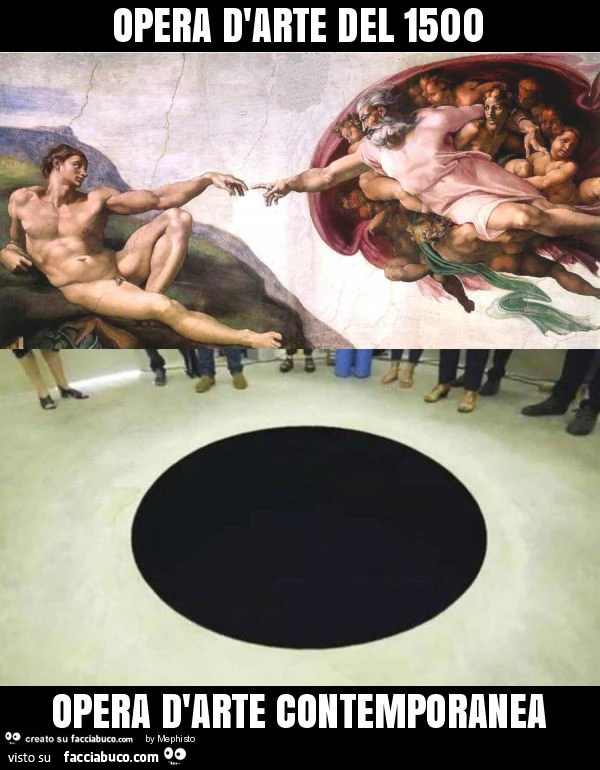 Opera d'arte del 1500 opera d'arte contemporanea