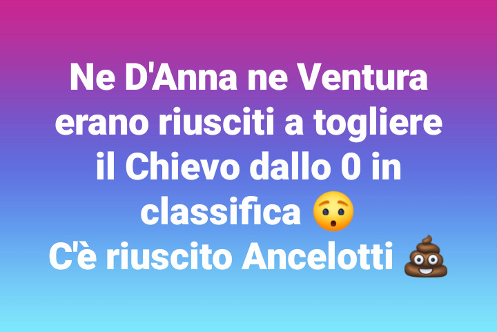D'anna Ventura Ancelotti calcio