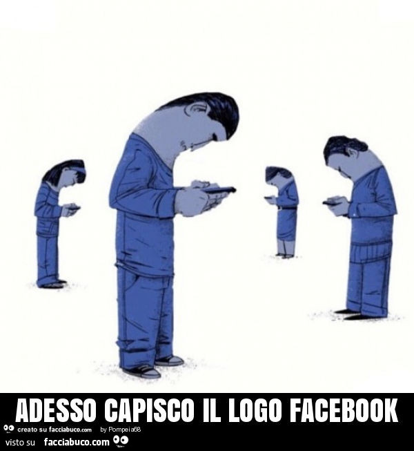 Adesso capisco il logo facebook creatosu