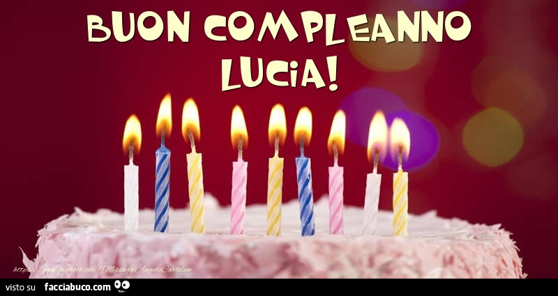 Buon Compleanno Lucia Facciabuco Com